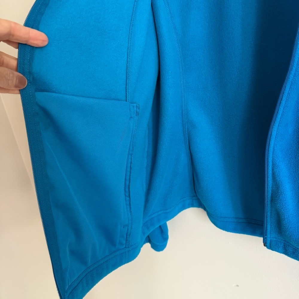 Columbia Bright Blue Fleece Jacket - Picture 8 of 8